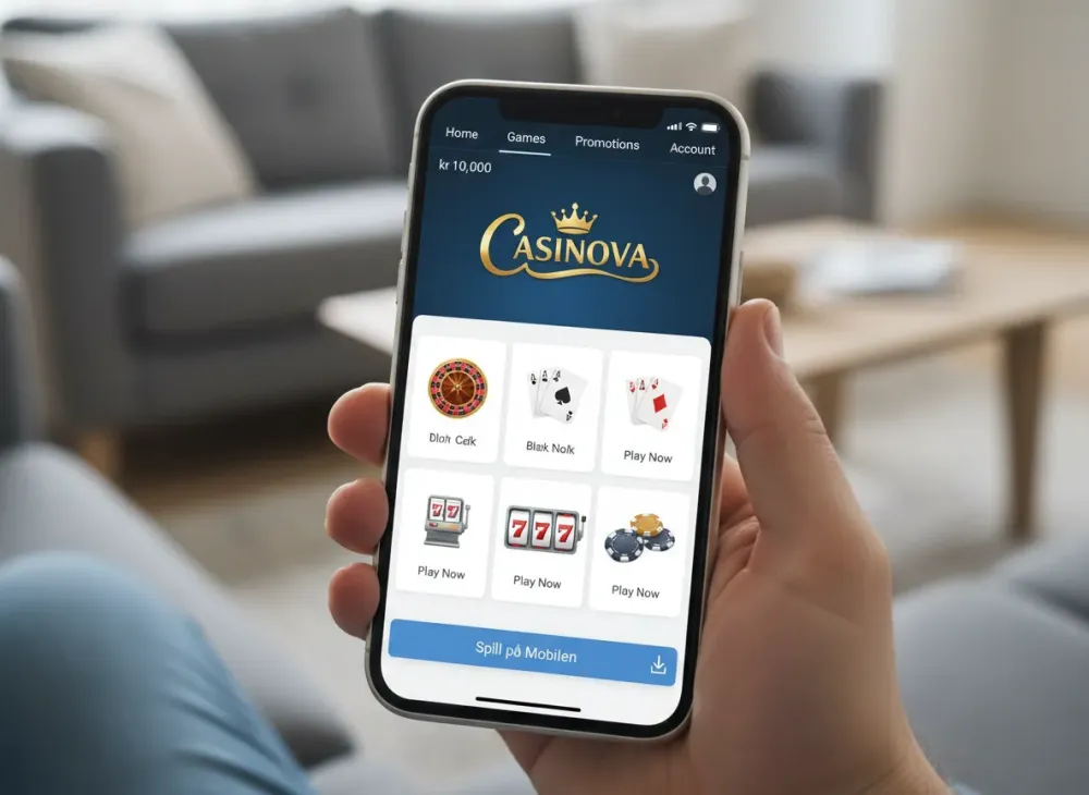 Casinova casino app guide til trygt mobilspill