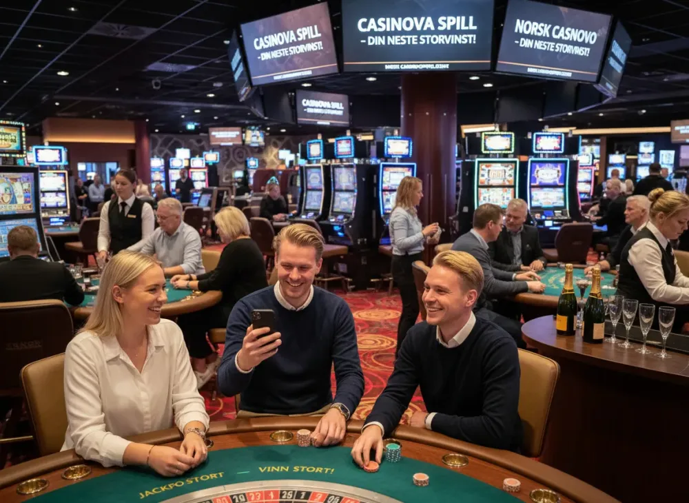 Casinova casino guide for trygt spill på nett